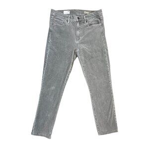 GAP 1969 Modern Stretch True Skinny Corduroy Jeans in Pavement Gray
